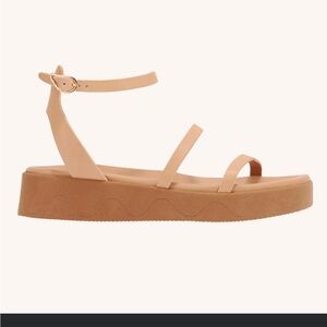 NWT Ancient Greek Sandals Platform size 8 color natural